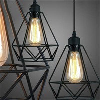 Fashion Contemporary American Country style E27 indoor lighting  iron painted pendant light 16 Variety iron cage light fixture