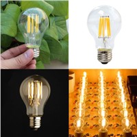 Lightinbox A19 220V 2W 4W 6W  8W E27 Vintage COB LED Filament Energy Saving Lamp Edison Bulb Retro Lamp