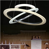 Ring circles  led pendant lights for dining living room Decorative attic lighting lamp lamparas modernas