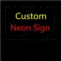 Custom NEON SIGN Signboard REAL GLASS BEER BAR PUB  display  christmas Light Signs