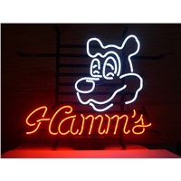NEON SIGN For  HammS  SIGN Signboard REAL GLASS BEER BAR PUB  display   christmas Light Signs 17*14&amp;amp;quot;
