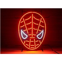 NEON SIGN For Red spiderman  Signboard REAL GLASS BEER BAR PUB  display  christmas Light Signs 17*14&amp;amp;quot;