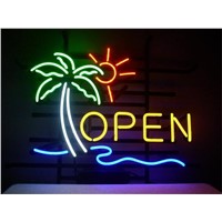 NEON SIGN For  OPEN SIGN Signboard REAL GLASS BEER BAR PUB  display Restaurant  christmas Light Signs 17*14&amp;amp;quot;