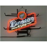 NEON SIGN For Bundaberd Rum Signboard REAL GLASS BEER BAR PUB  display Restaurant  christmas Light Signs 17*14&amp;amp;quot;