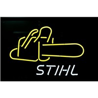 NEON SIGN For  BIG STIHL CHAIN SAW Chainsaw LOGO  EER BAR PUB  display  RESTAURANT outdoor Light Signs 17*14&amp;amp;quot;