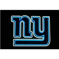 Business Custom NEON SIGN board For Football LED New York Giants REAL GLASS Tube BEER BAR PUB Club Shop Light Signs 15*14&amp;amp;quot;