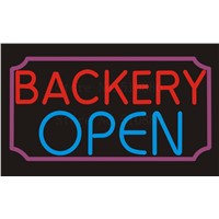 NEON SIGN For Backery Open Bar cakes Food  Real GLASS Tube Beer PUB Restaurant Signboard store display Shop Light Signs 17*14&amp;amp;quot;