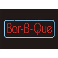 Custom NEON Sign Board BBQ Bar B Que barbecue GLlass Tube Bar Club Pub Display Store Shop Light Signboard Signage Signs 17*14&amp;amp;quot;