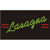 Custom NEON Sign Board Lasagna BBQ barbecue Glass Tube Beer Bar Club  Display Store Shop Light Signboard Signage Signs 17*14&amp;amp;quot;