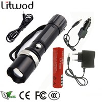 Z30110 lights &amp;amp;amp; lighting portable light LED Tactical Flashlight Torch lanter search XM-L L2/T6 Zoom 5 Mode self defense LED Lamp