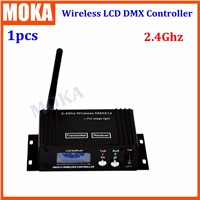 2.4G 3 pin LCD Dmx 512 Wireless Receiver/Transmitter Dmx Wireless Lighting Controller Kit Fast transfer the signal