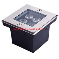 12W LED Garden Lights Square Underground Led Lamps Waterproof IP67 Led Lamps Outdoor Lights AC 110-240V ce rohs ul