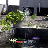 Hot Sale 7V Floating Water Pump Solar Panel Garden Plants Water Power Fountain Pool