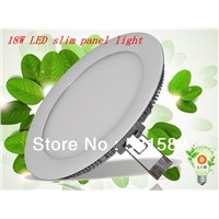 DHL  10pcs  18W Super Bright  led Ceiling Panel Light Cool White/Warm White AC85-265V For Home Garden Party Living Bed Room