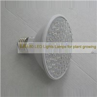 Indoor 3.8W 80 LED Plant Growing Lamp Office RED and Blue LED Flowering Hydroponic Hydro Light Grow Lamp Bulb
