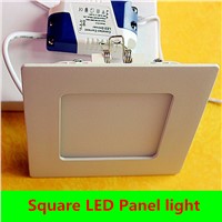 30pcs 3W Super Bright  Square LED Panel Light Cool White/Warm White AC85-265V For Home Garden Party Living Bed Room