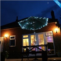 Outdoor Decorations Activate automatically at dusk 2pcs Powered Battery Solar Led LIght String Party Garden String Lights