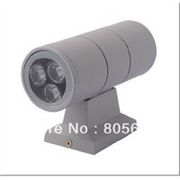 Good Quality up and down led wall light outdoor/epistar 110lm/6w outdoor led wall lamp IP65