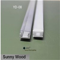 10pcs/lot ultra slim led channel, led aluminium profile for  8mm PCB board  led bar light for 3528 strip,YD-08