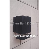 Square IP65 LED outdoor waterproof wall garden lamp / over door head / exterior wall /  wall lamp with 1pcs E27 led bulb