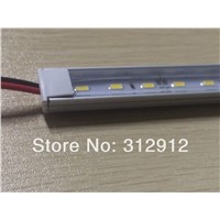 1m long 5630 led rigid bar light;U type,with transparent PC cover;DC12V input;60leds per meter;30W
