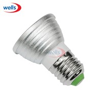 E27 RGB 3W LED Spotlight Bulb Lamp with Remote Controller