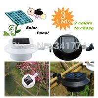 Luz De LED Solar Panel Wall Fence Lamps Hyundai Solaris Outdoor Solar Sconce Garden Step Path Porch Gutter Luminaria Lights