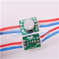 Wholesale 50pcs T1515 Square UCS1903 IC Non-waterproof  LED pixel Node String modules Addressable RGB Color DC5V with wire