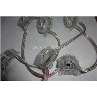 30mm diameter UCS1903 led pixel module,0.72W,3pcs 5050 SMD RGB leds inside,DC12V input;IP68;20pcs a string