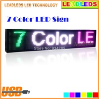 Leadleds 20&amp;amp;quot;x6&amp;amp;quot; 3528 SMD Multi-color USB Programmable Scrolling Message Display Board Scrolling Text LED Advertising Screen
