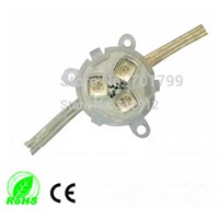 DC12V;30mm diameter;UCS1903 IC;IP68;addressable;0.72W;RGB full color;transparent cover with lens;led pixel module