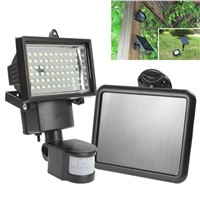 Hot Sale Solar Panel LED Flood Security Solar Garden Light PIR Motion Sensor 60 LEDs Path Wall Lamps Outdoor Emergency Lamp