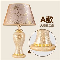 Fashion table lamp bedroom bedside lamp glass table lamp decoration