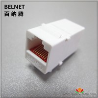 CAT6 ethernet cable extender end-to-end adapter 8P8C RJ45 cable adapter network through extension CAT6 module for empty panel