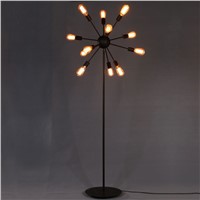 American vintage lamps, wrought iron floor lamp decoration creative personality cafe clothing store, restaurant
