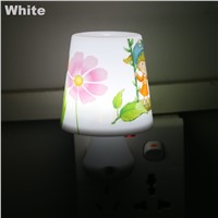 Led Night Light Lamp 0.5W AC220V White/Warm White With Remote Control Dimmer Baby Nightlight For Children Bedroom Passageway