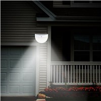 LED Solar Power motion sensor Garden Wall Lamp Outdoor Waterproof Light