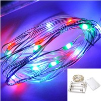 2M 20LEDs Fairy Flashing Led String Lights 3AA Battery Waterproof LED Lamps For DIY Decoration Wedding Holiday Christmas Lights