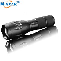 E17 CREE XM-L T6  4000LM Zoomable Portable LED Flashligh Torch can be used with 1x18650 3xAAA rechargeable battery