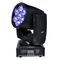 Guangzhou TIPTOP Sample 7*12W New Stage Effect Lighting 4in1 RGBW LED Small Bee Eye Moving Head Beam+Wash Light Smooth Pan Tilt