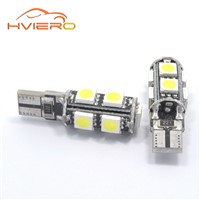 1Pcs White T10 9smd 5050 Canbus DC 12V Error Free 194 168 192 W5W Car LED Tail Light Interior Bulbs Wedge Parking Dashboard Lamp