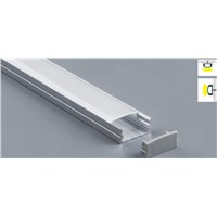 LED Aluminum Channel with Covers, End Caps, and Variety Pack of Mounting Clips, for LED Flex/Hard Strip Light Installations,