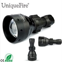 UniqueFire UF-1504 CREE XM-L2 Flashlight 1200LM 5 Modes White Light LED Torch 67mm Convex Lens Aluminum Alloy Lamp Lanterne