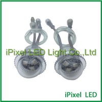 26mm Diameter LED pixel ball,with 3pin waterproof male &amp;amp;amp; female connectors