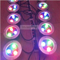 outdoor stair lights 24V dia120mm ip67 grondspot warm/neture/pure white pink green blue yellow RGB LED inground light 20pcs