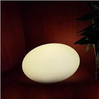 Creative Modern Waterproof Egg Stone ABS Led RGB Table Lamp for Bar Bedroom Living Room Camping Remote Control Night Light 1331