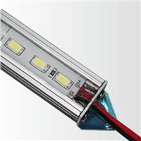 LED Light bar with Accessories plug 72 LEDs/meter SMD5630 12V Input Rigid strip light  With U-Aluminum sheet for cabinet