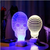 BIg Ball Bulb Lamp Night Light  3D Visual LED Night Light Creative Lava Table Lamp Novelty Lighting luz de noche