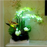 Creative led floral decorative lights, decorative lights anion air purifying energy saving