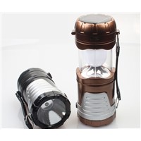 Portable Retractable LED Bright USB Solar Panel Lamp Rechargeable Outdoor Camping Lantern Hiking Fishing Lighting Folding Lamp